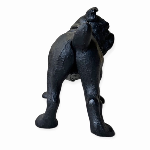 VINTAGE CAST IRON METAL ENGLISH BULL DOG DOOR STOP - Picture 3 of 11